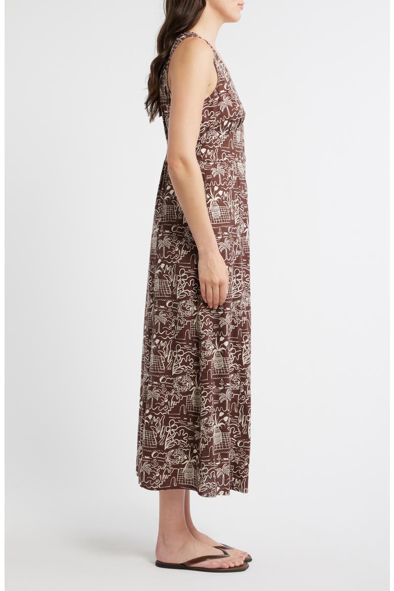 Camila Print Sleeveless Maxi Dress, Alternate, color, FLORES PRINT