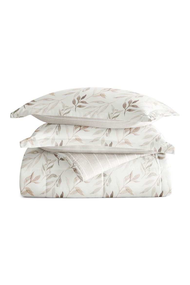 Reversible 3-Piece Comforter Set, Main, color, IVORY