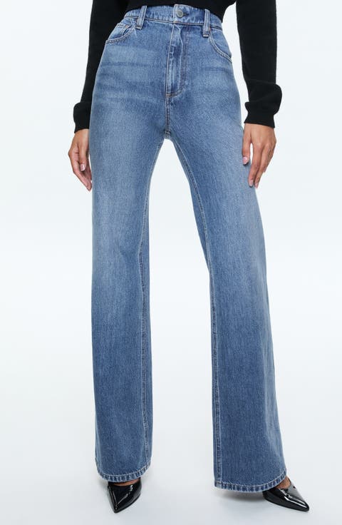 Women's Alice + Olivia High-Waisted Jeans | Nordstrom Women's Alice + Olivia High-Waisted Jeans | Nordstrom