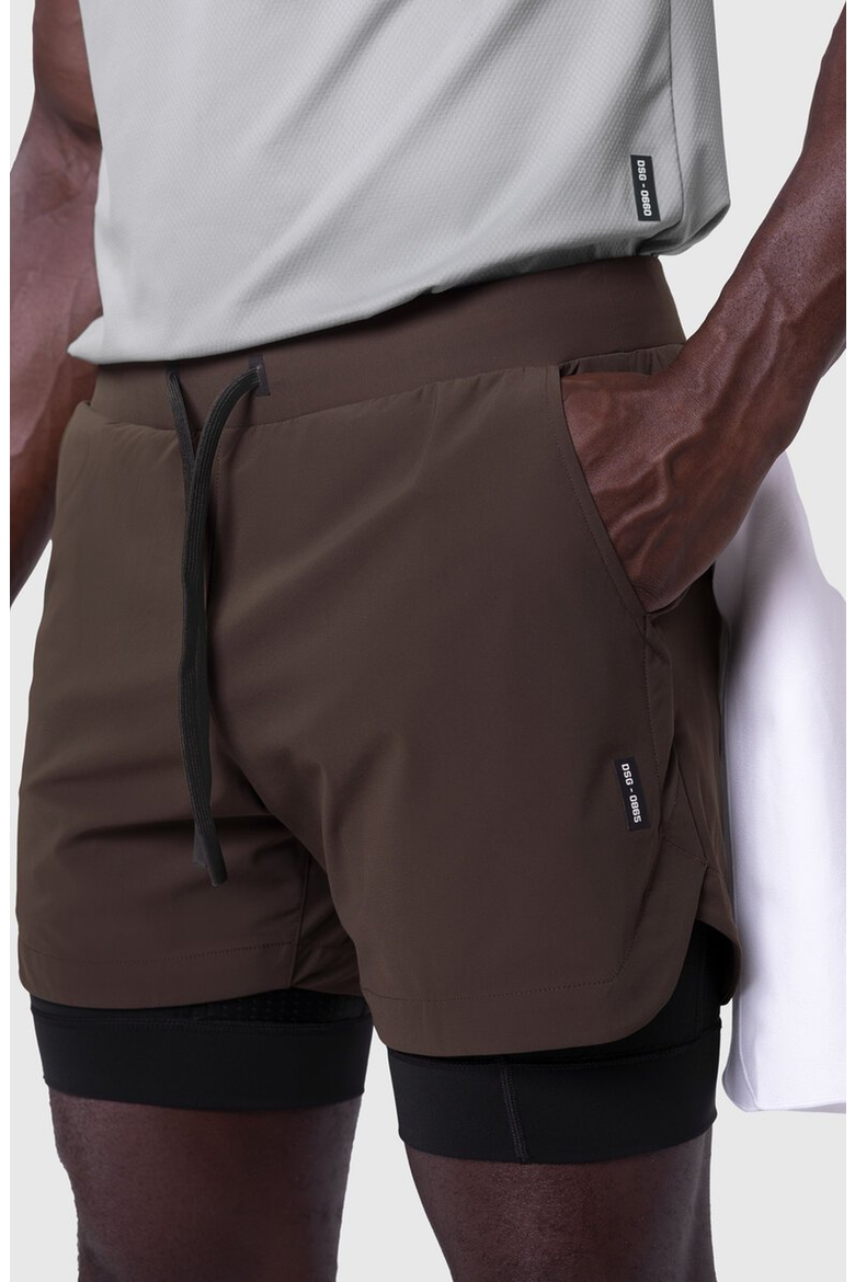 Tetra-Lite 5" Liner Short, Alternate, color, Dark Earth / Black