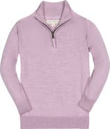 Hope & Henry Baby Boys' Organic Fine Gauge Half Zip Sweater, Infant