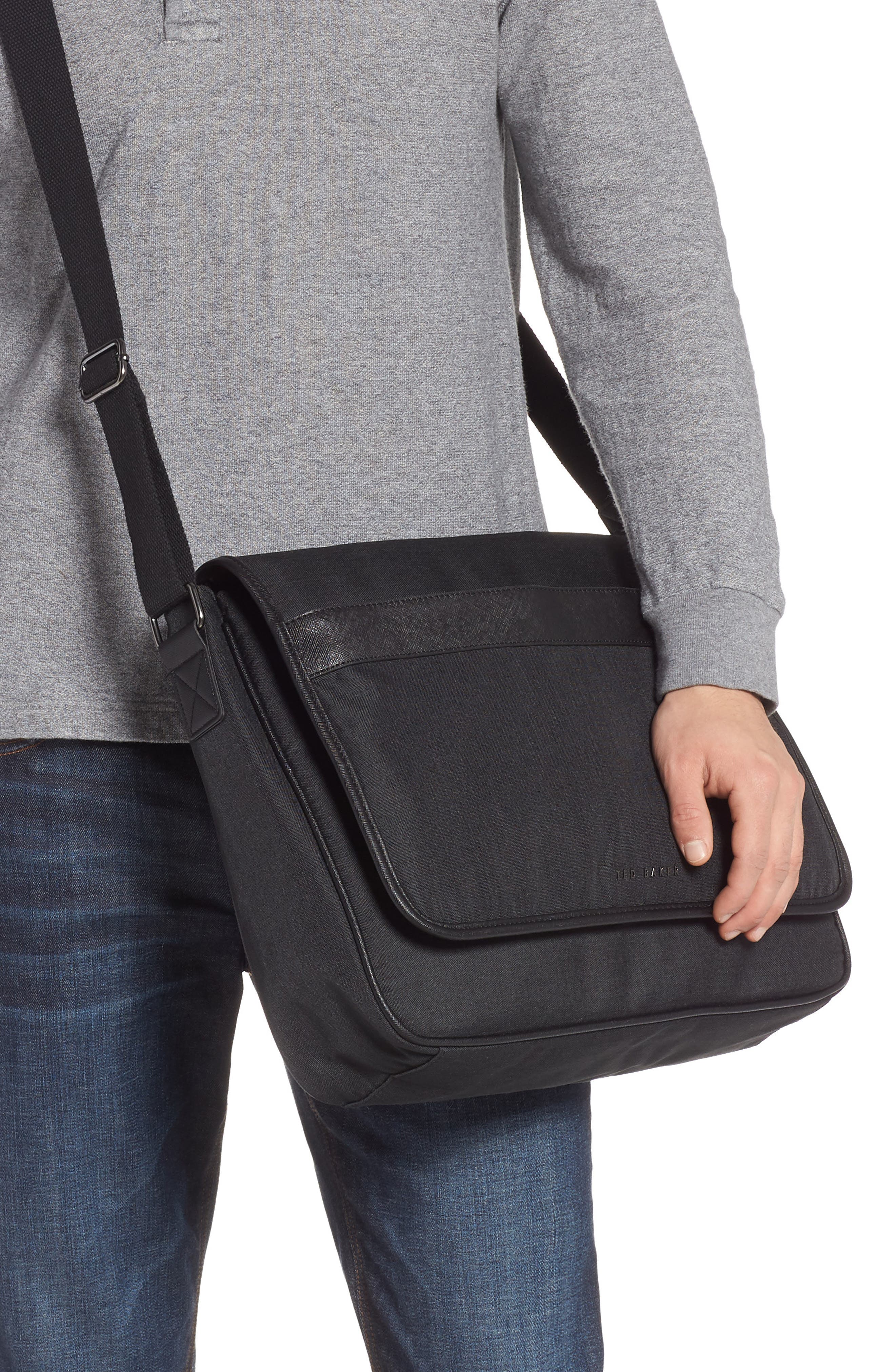 Ted Baker London Edds Messenger Bag, Alternate, color, 