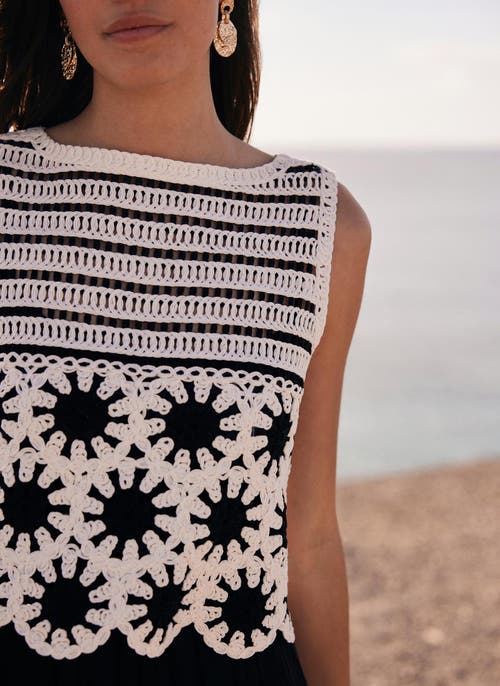 Mint Velvet Crochet Midi Dress