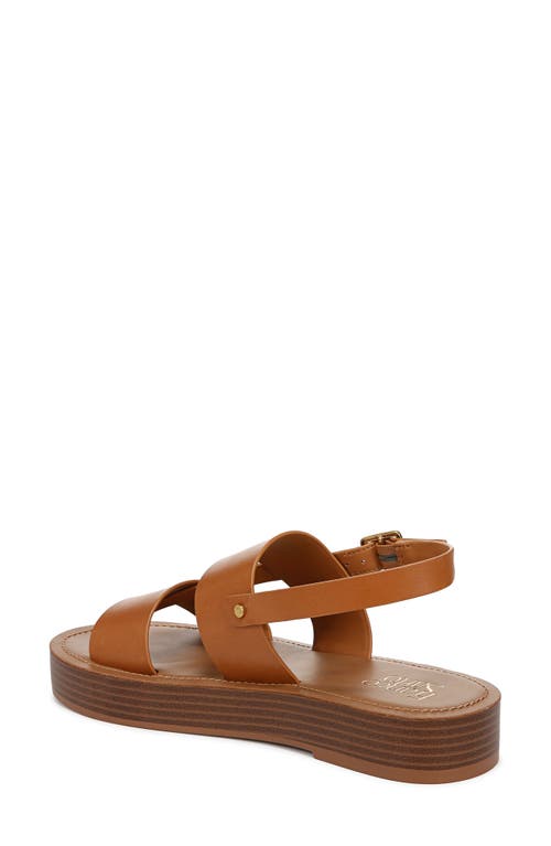 Franco Sarto Genova Slingback Platform Sandal In Brown