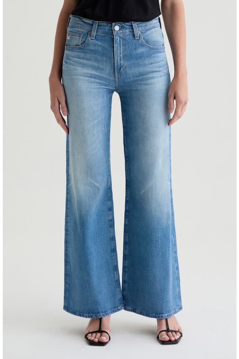 Saige Mid Rise Wide Leg Jeans, Main, color, 18 YEARS BISOU