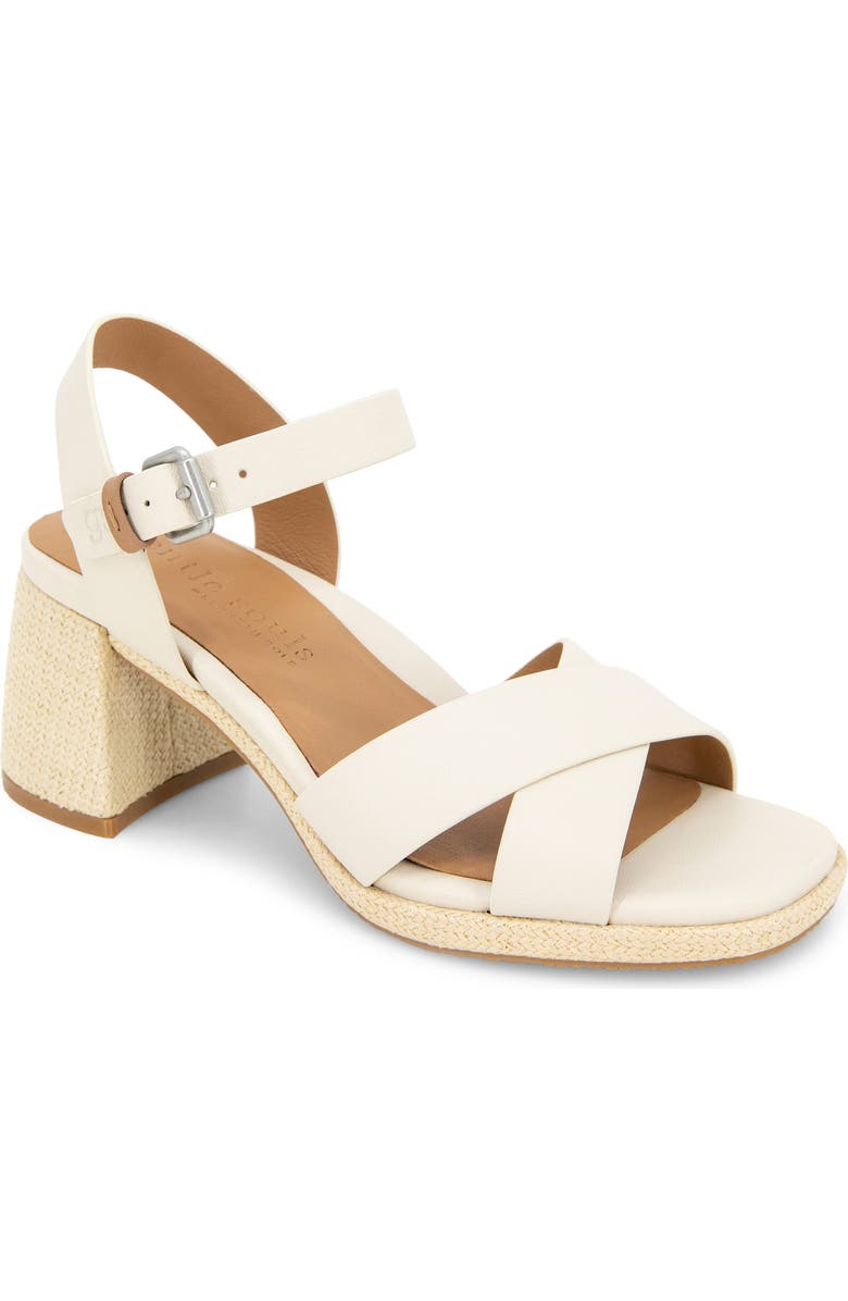 Gentle Souls Rimini Ankle Strap Platform Sandal, Main, color, Stone Leather