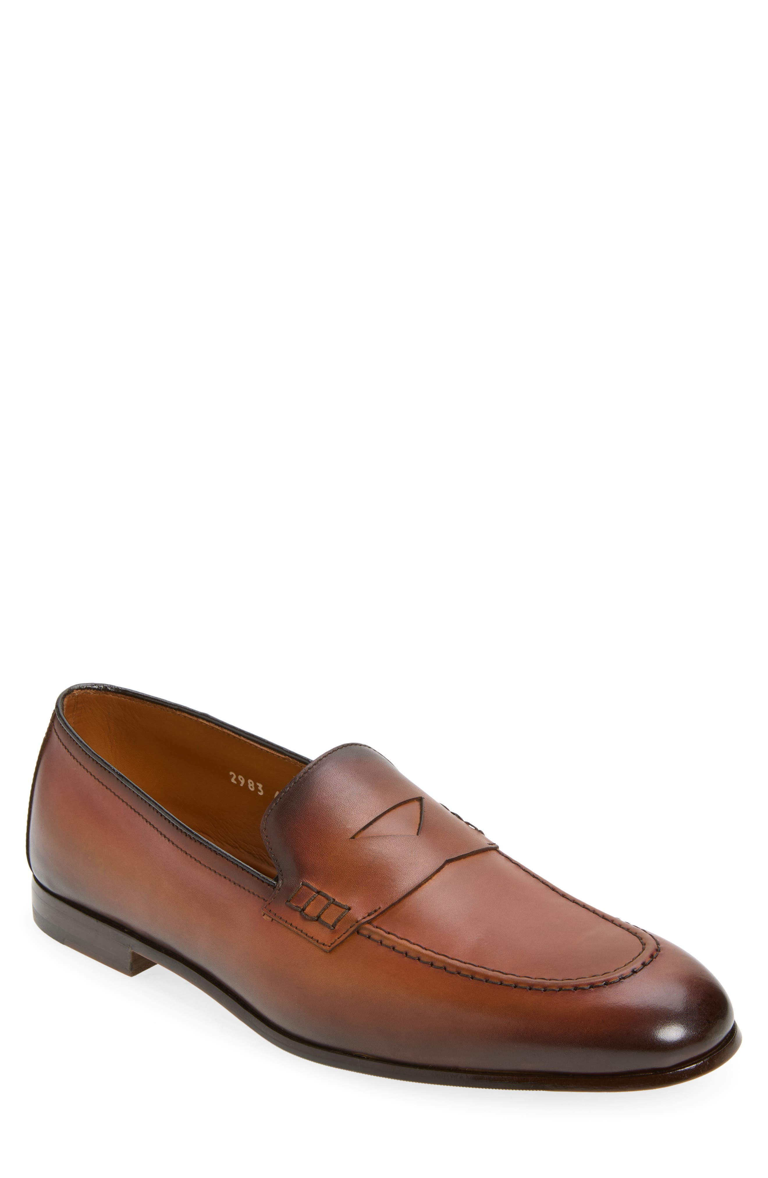Panarea Penny Loafer, Main, color, DECO' CARAMEL