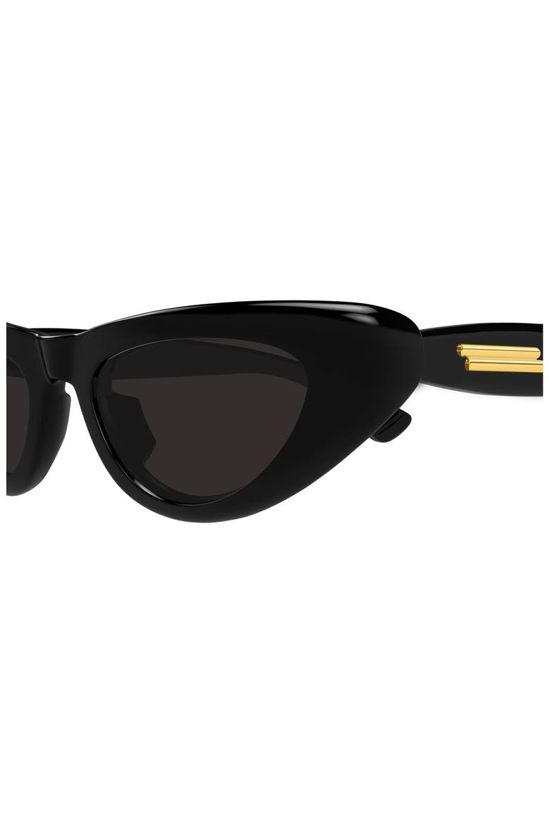 BV1450S Cat Eye Sunglasses, Alternate, color, BLACK