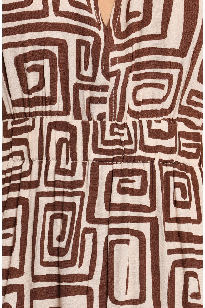 Solange Maxi Dress, Alternate, color, CHOCOLATE BROWN PRINT