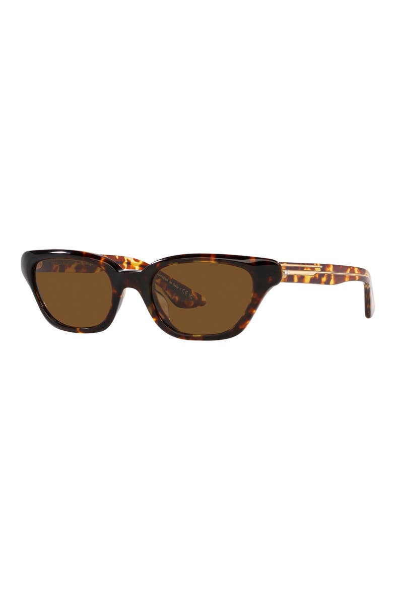 x KHAITE 1983C 52mm Irregular Sunglasses, Alternate, color, DARK TORTOISE