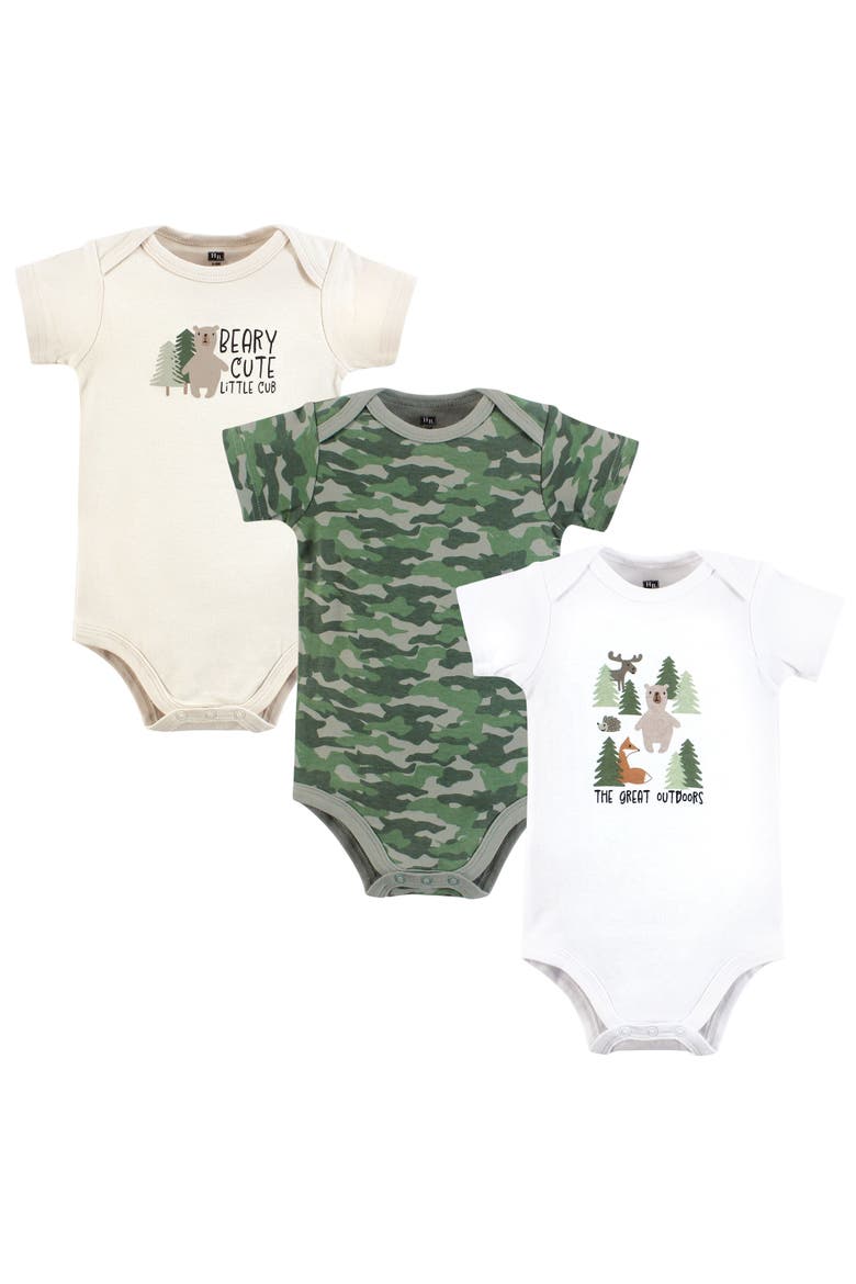 Cotton Bodysuits 3-Pack, Main, color, The Great Outdoors