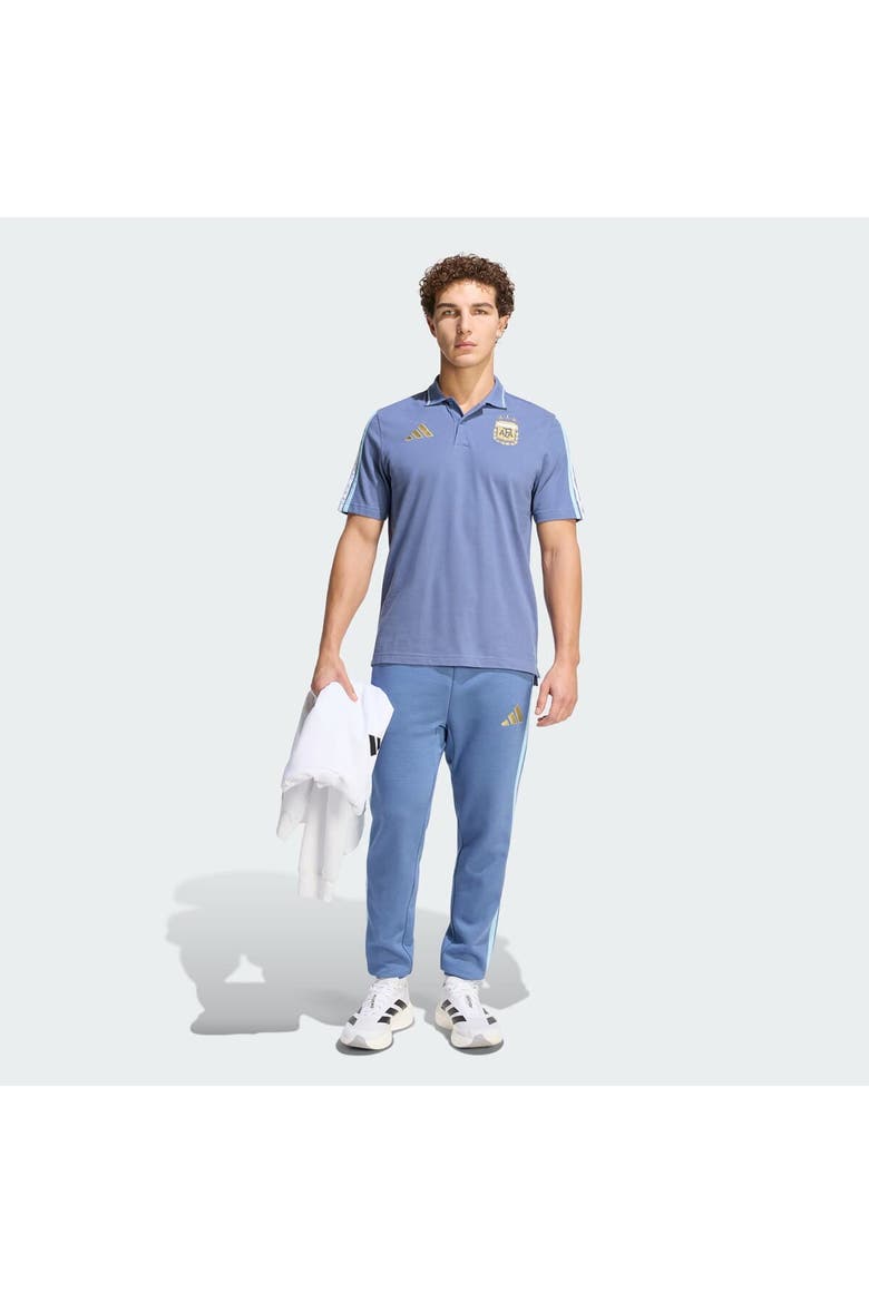 Men's adidas  Blue Argentina National Team FIFA x World Cup Alphaskin Polo, Alternate, color, Blue