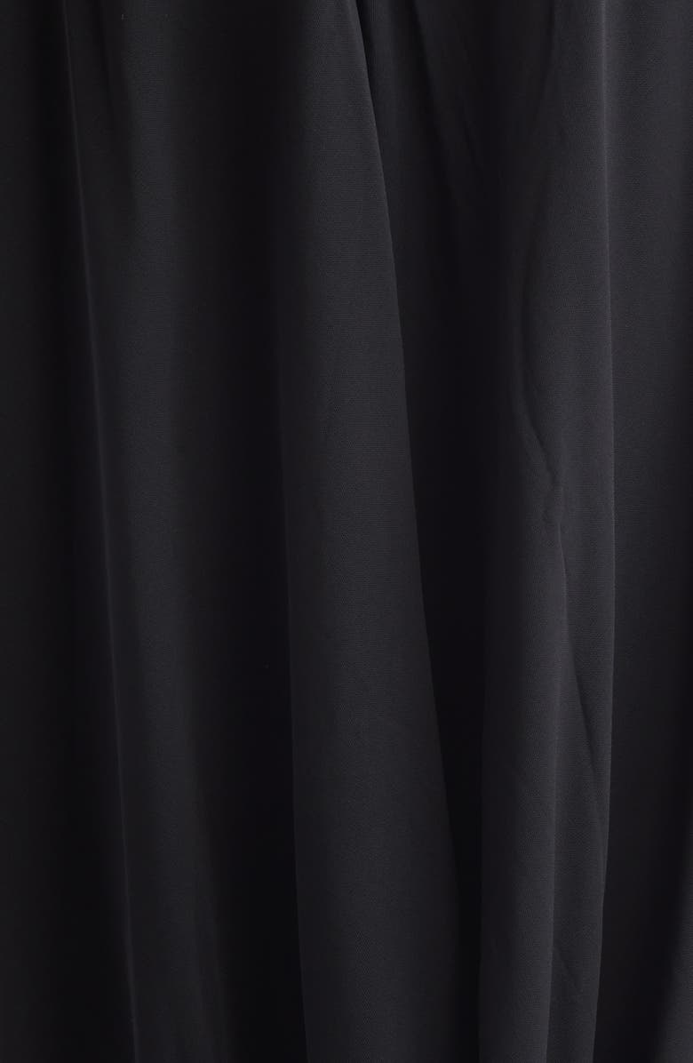 Alexander Wang Drape Back Minidress, Alternate, color, Black