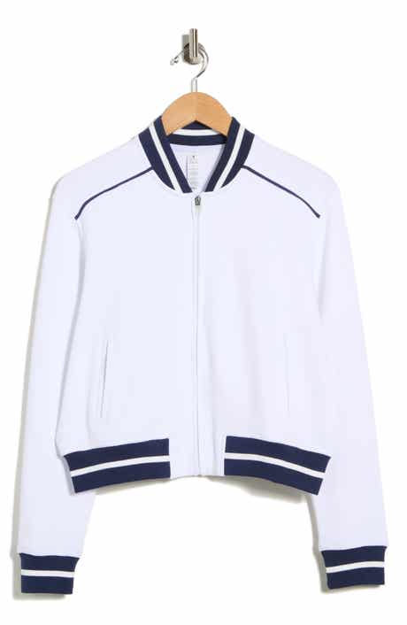 YOGALICIOUS Piquè Tennis Bomber Jacket