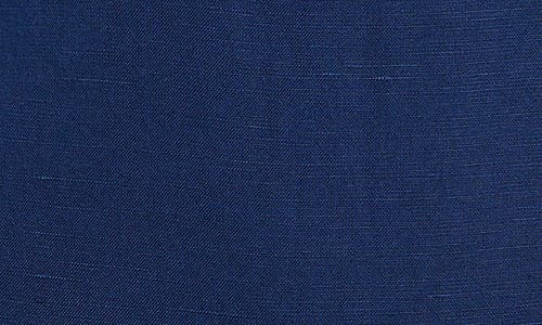 French Connection Birdie Linen Square Neck Mini Dress Dresses In Midnight Blue