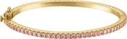 FZN Kids' Pink Cubic Zirconia Tennis Bracelet