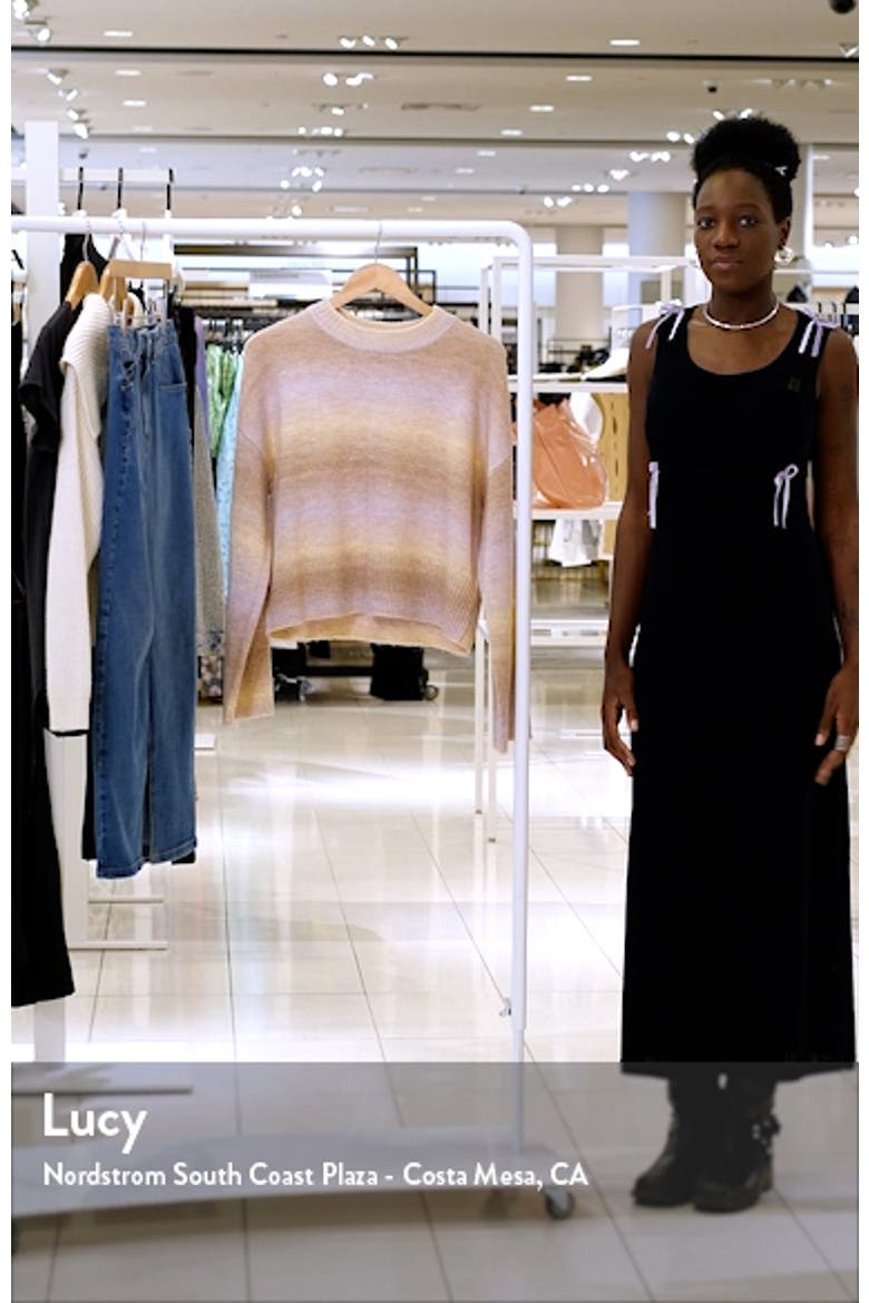 Ombré Mock Neck Sweater video