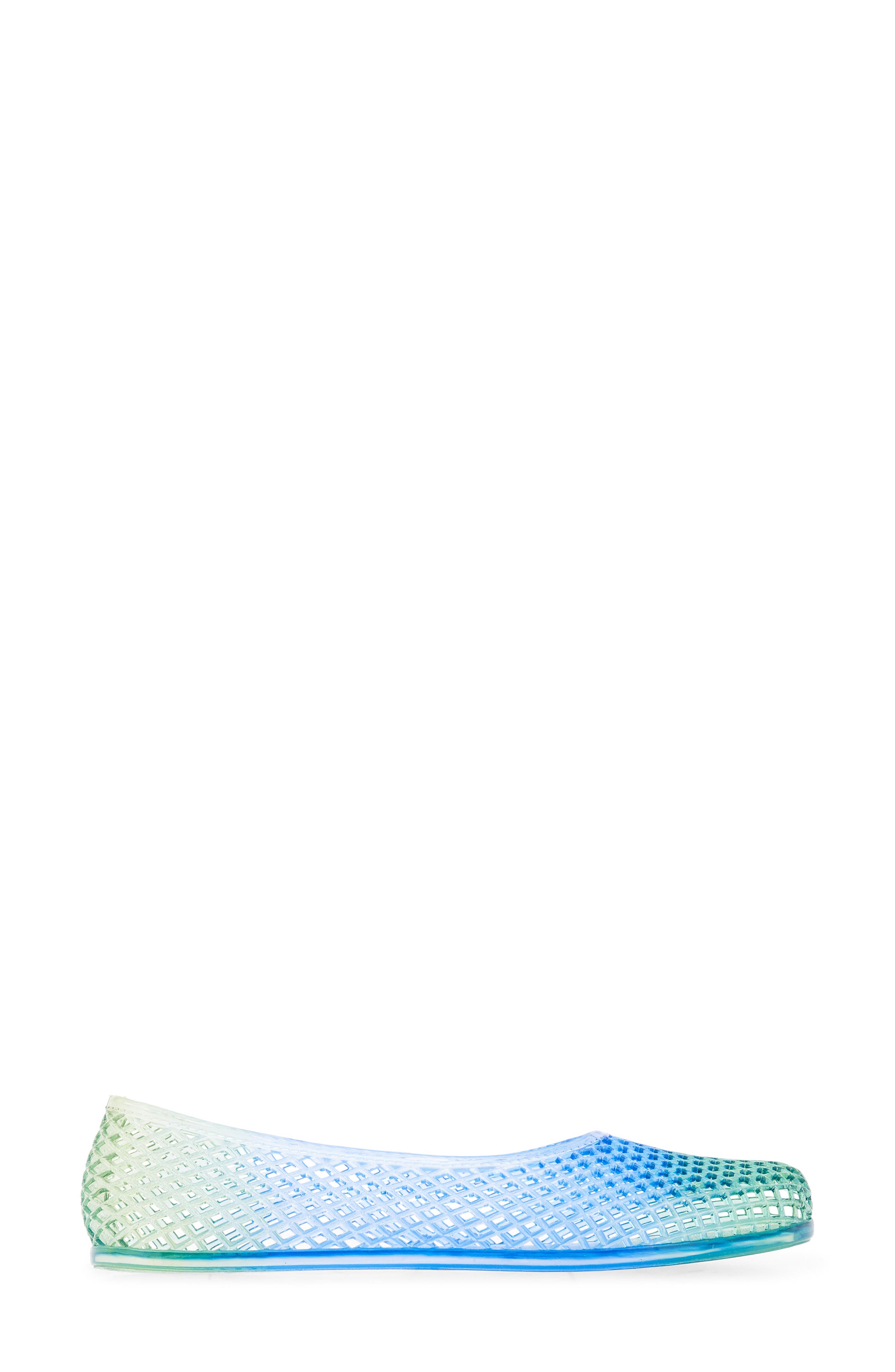 Iro Mesh Jelly Flat, Alternate, color, BLUE/ GREEN