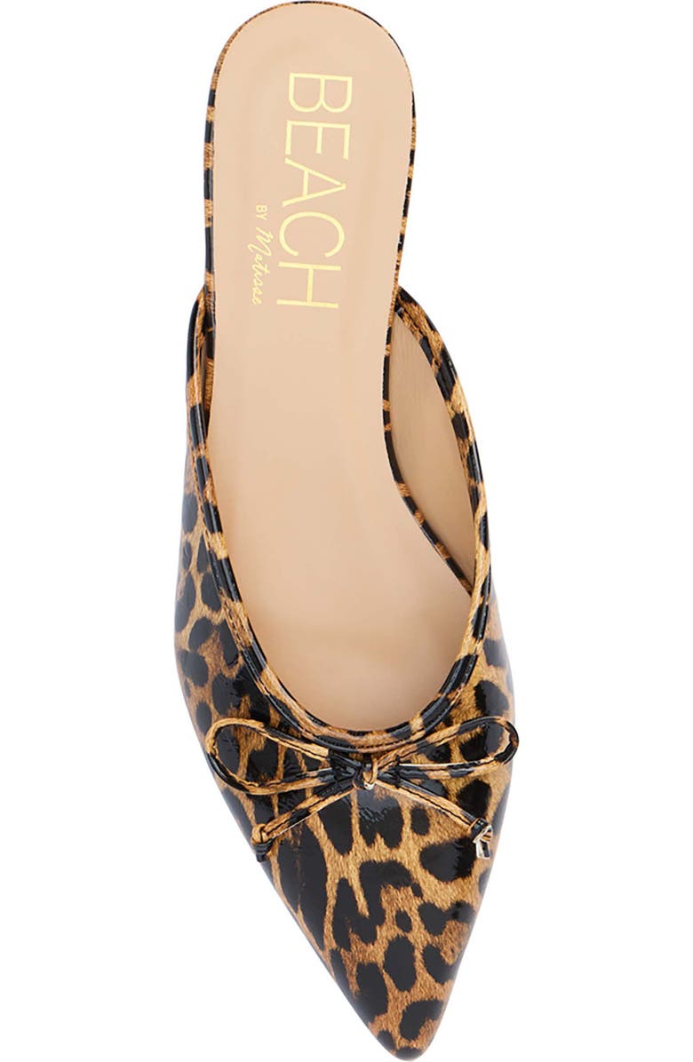 Matisse Reggie Pointed Toe Mule, Alternate, color, Leopard Print
