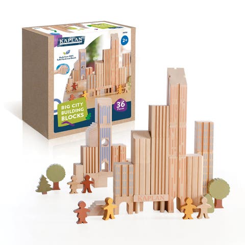 Big City Building Blocks Set - 36 pieces