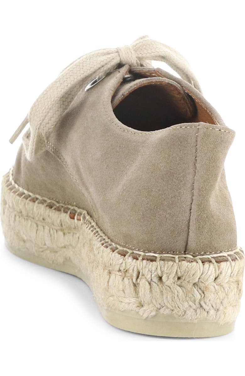 Fly London Lace-Up Espadrille Sneaker, Alternate, color, Beige Suede