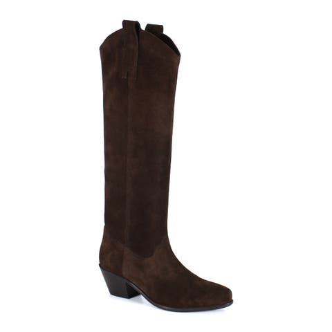 AME THYST Suede Knee High Boot