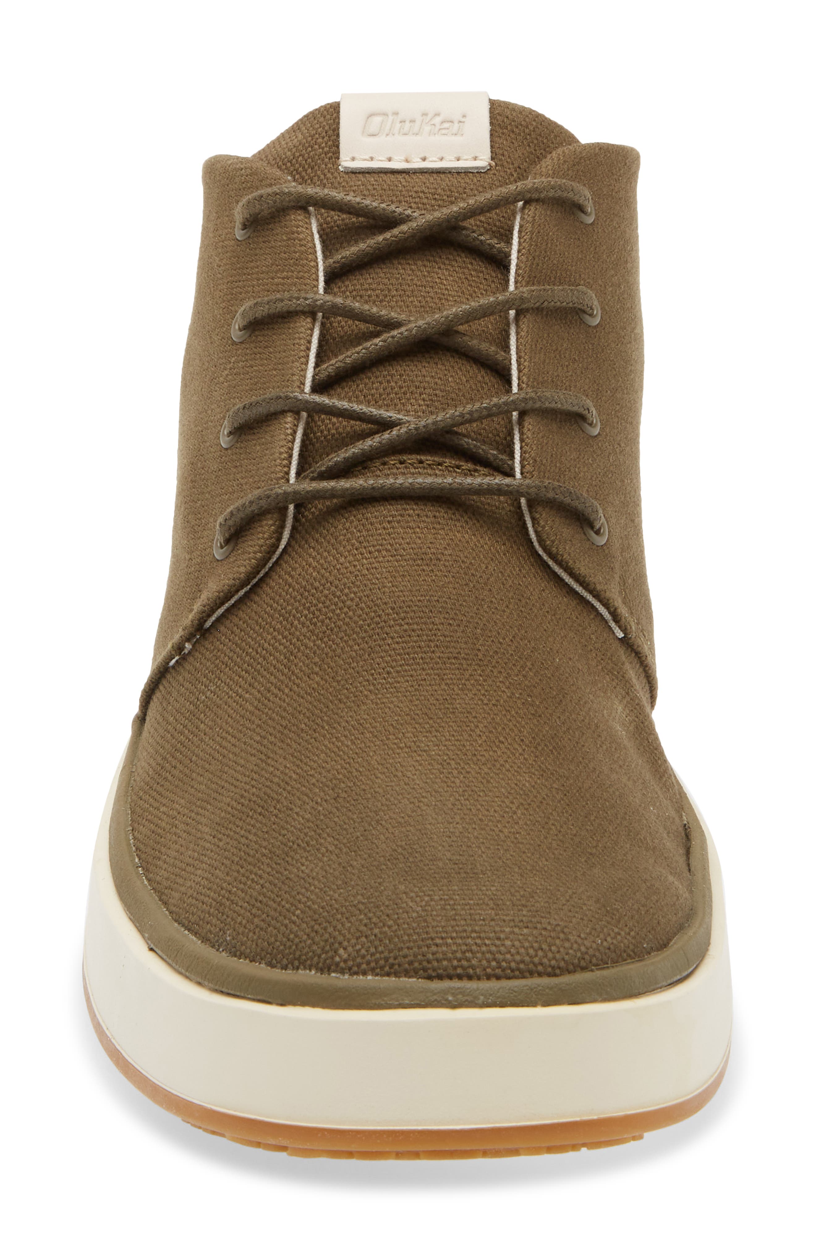 OluKai Papaku Sneaker, Alternate, color, Olive / Olive