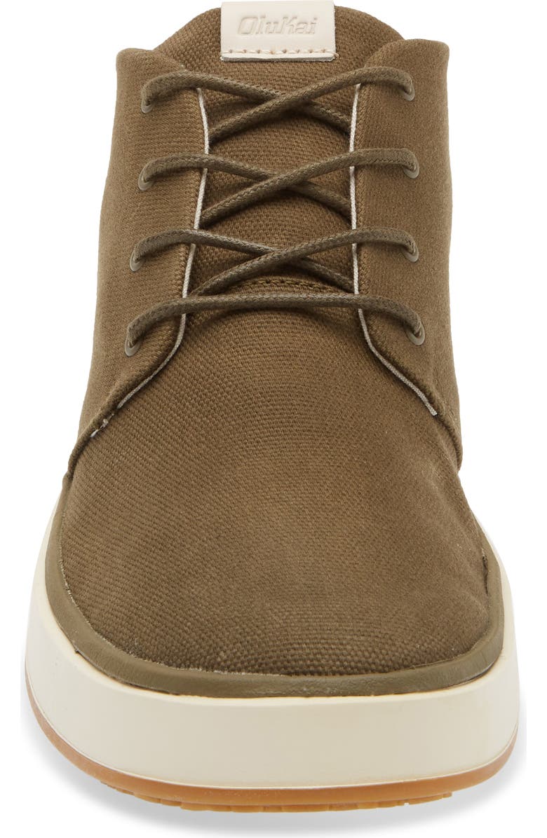 OluKai Papaku Sneaker, Alternate, color, Olive / Olive