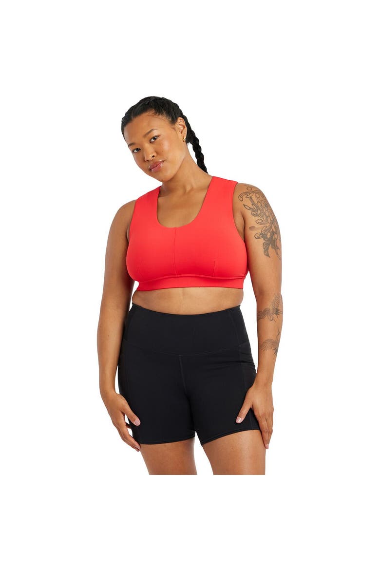 Flyout Bra - Women's, Alternate, color, Flash Flare