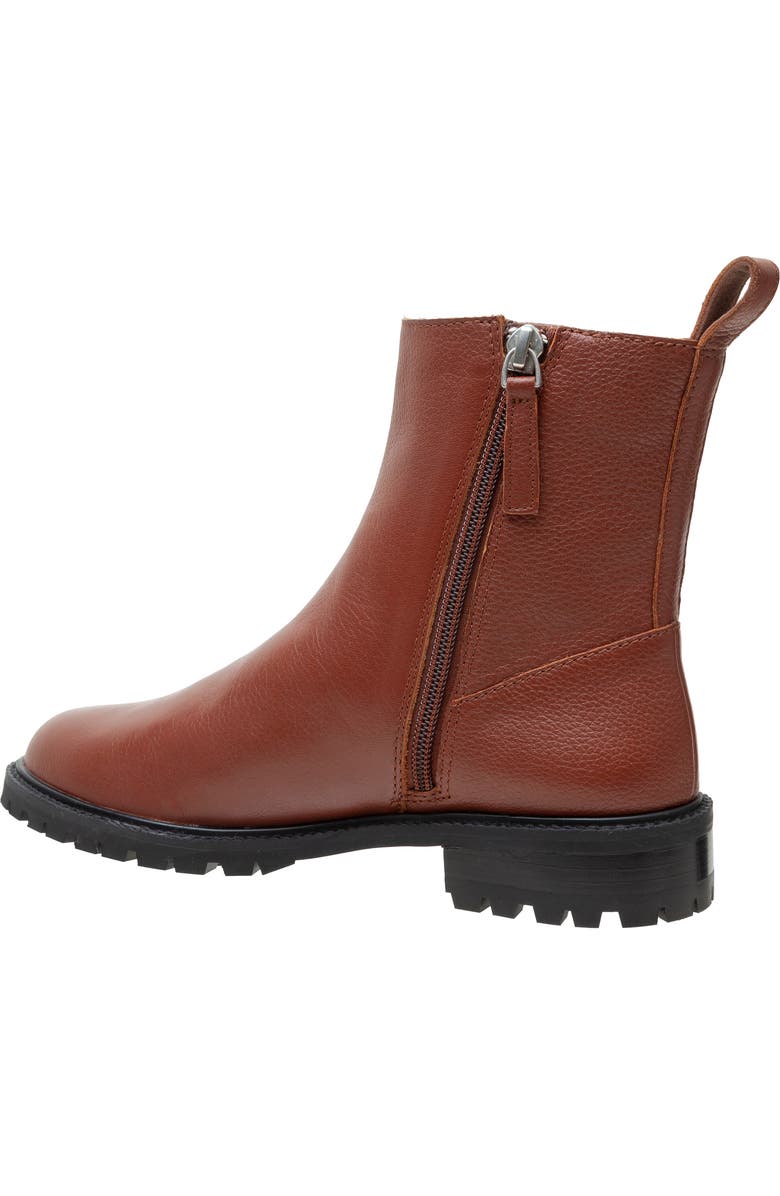 Linea Paolo Tessa Lug Bootie, Alternate, color, Cognac