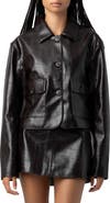 BLANKNYC Embossed Faux Leather Jacket
