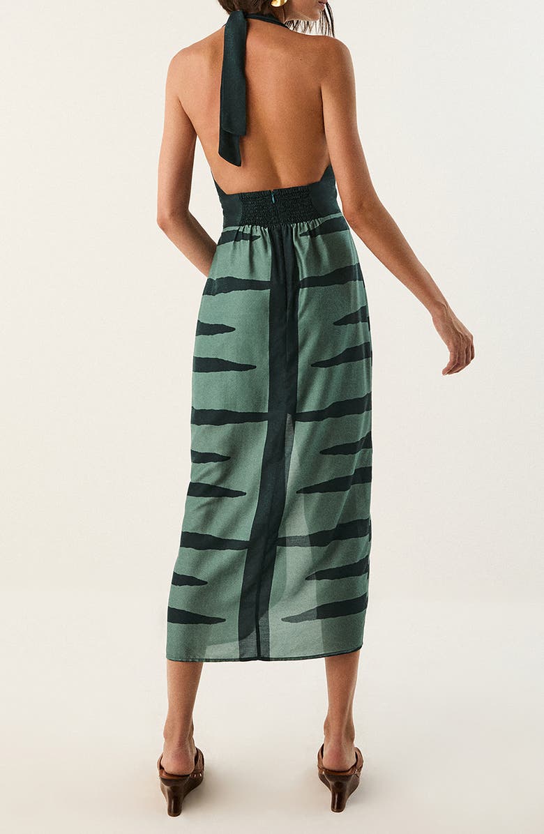 ViX Paula Hermanny Ina Print Halter Sundress, Alternate, color, Multi