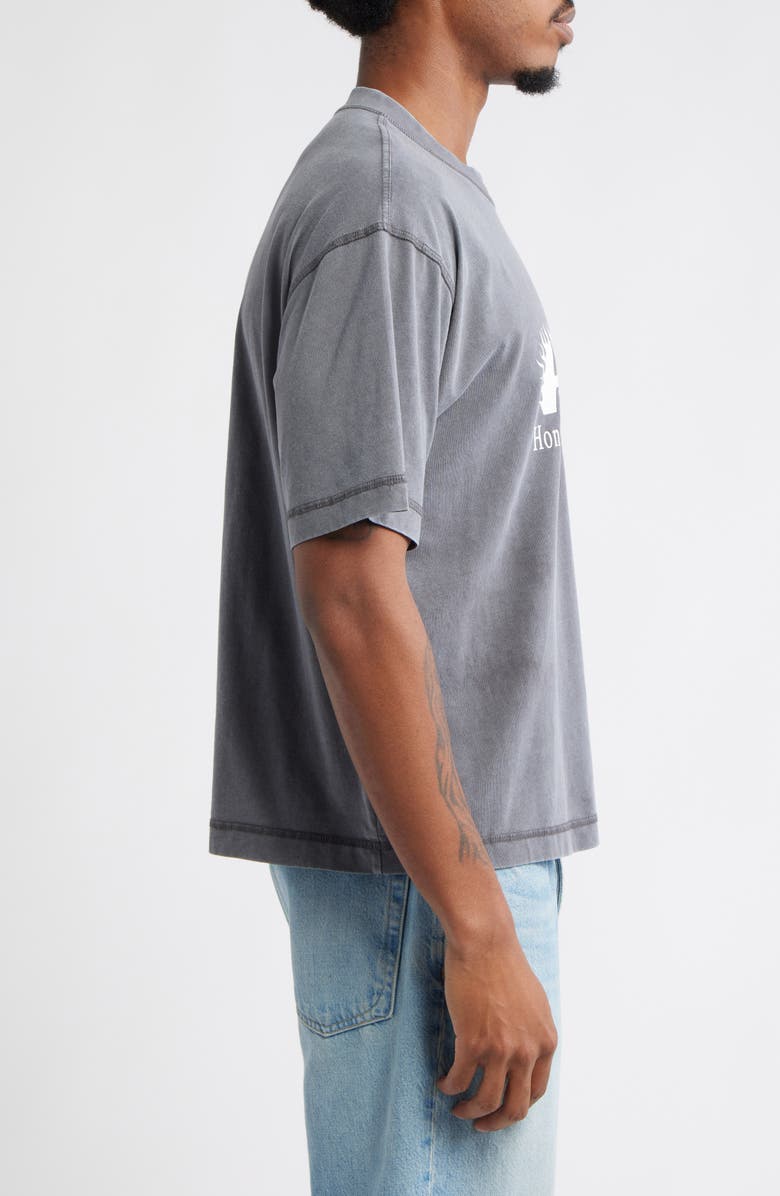 JUNGLES Hot Cotton Graphic T-Shirt, Alternate, color, Vintage Grey