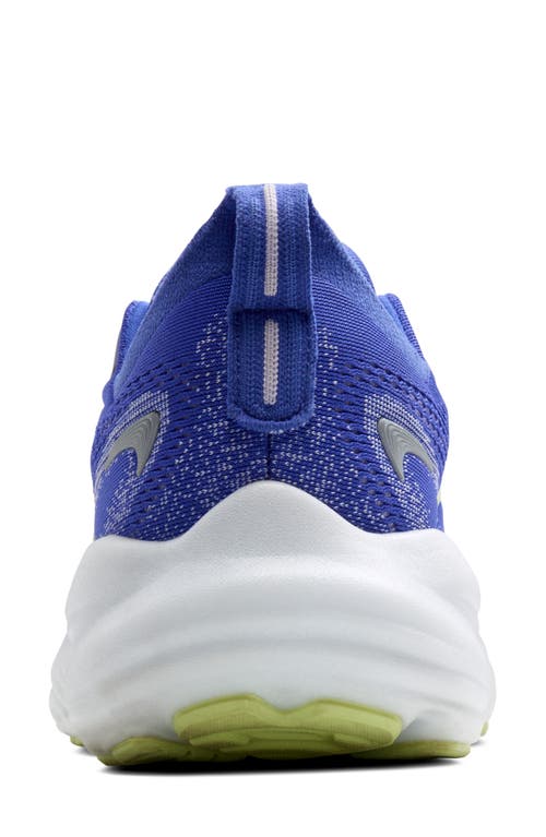 Brooks Glycerin Gts 22 Running Shoe In Amparo Blue/hyper Iris/yellow