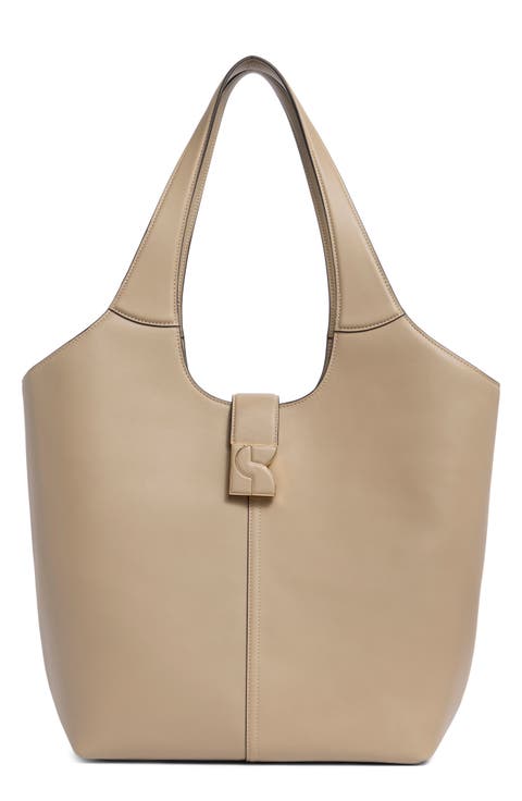 dakota smooth leather tote