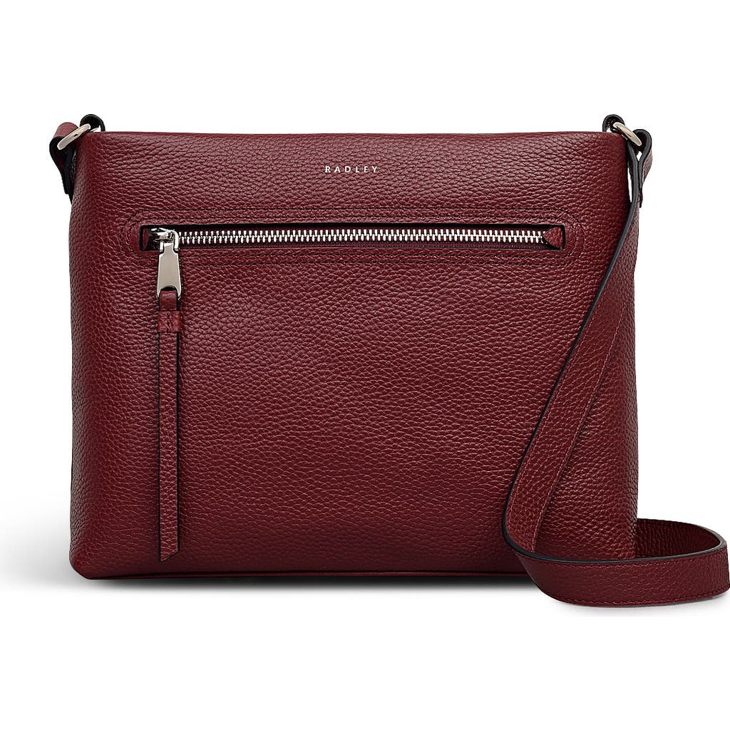 Radley Pickwick Small Ziptop Crossbody Bag In Burgundy