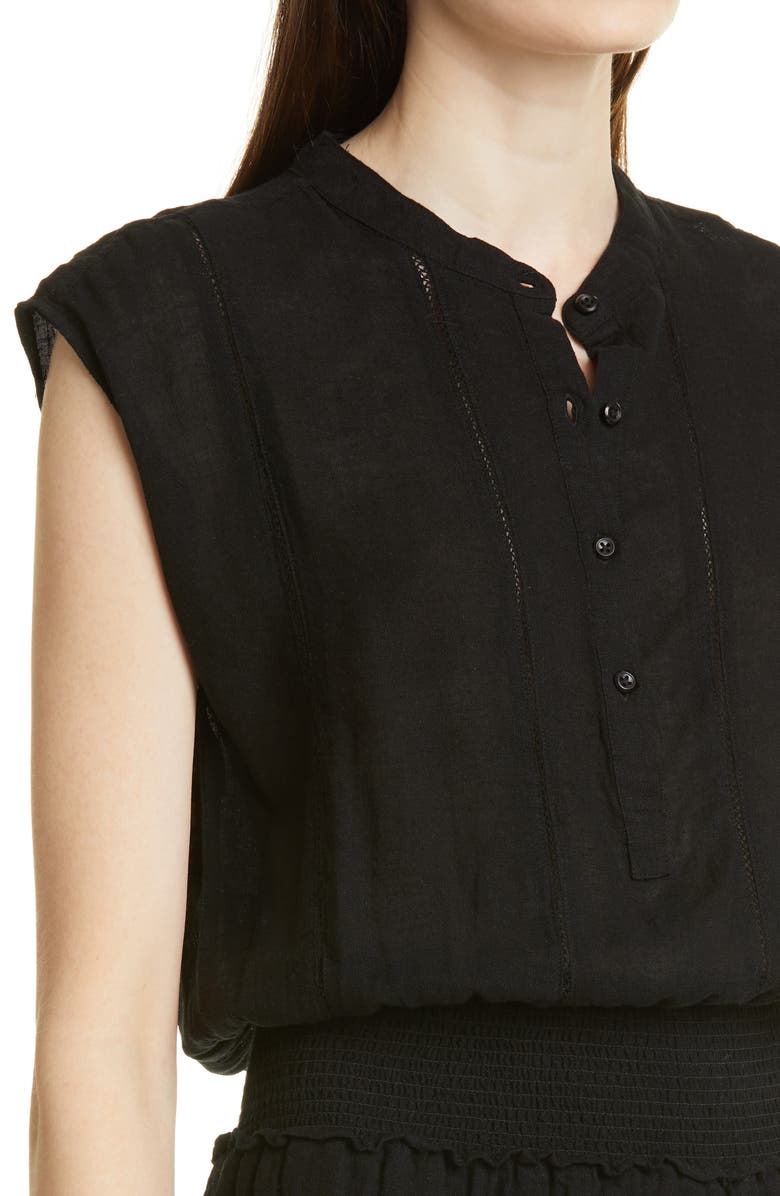 Rails Angelina Smocked Waist Minidress, Alternate, color, 