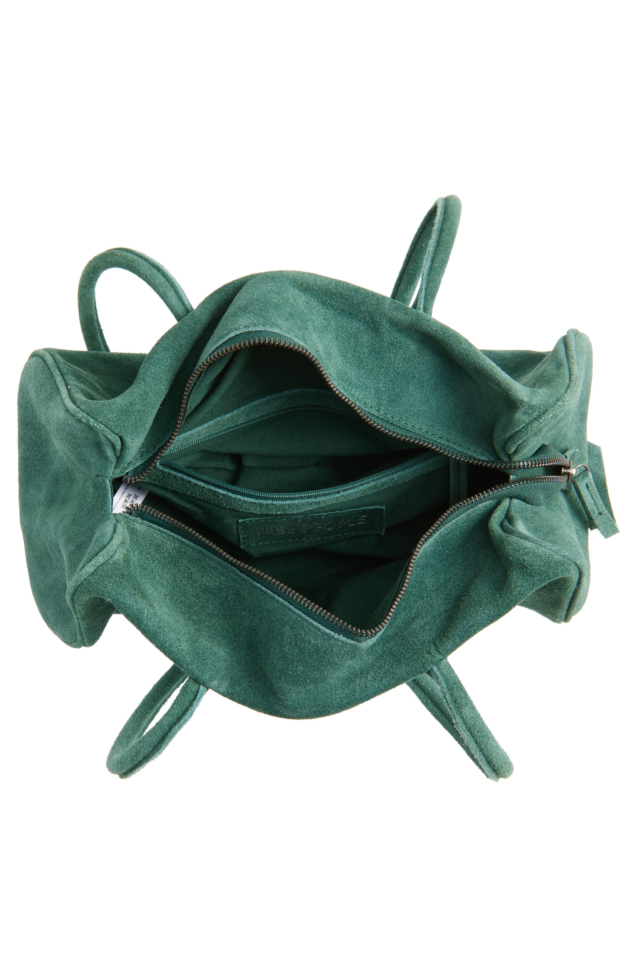 Free People Sierra Shoulder Bag, Alternate, color, Emerald