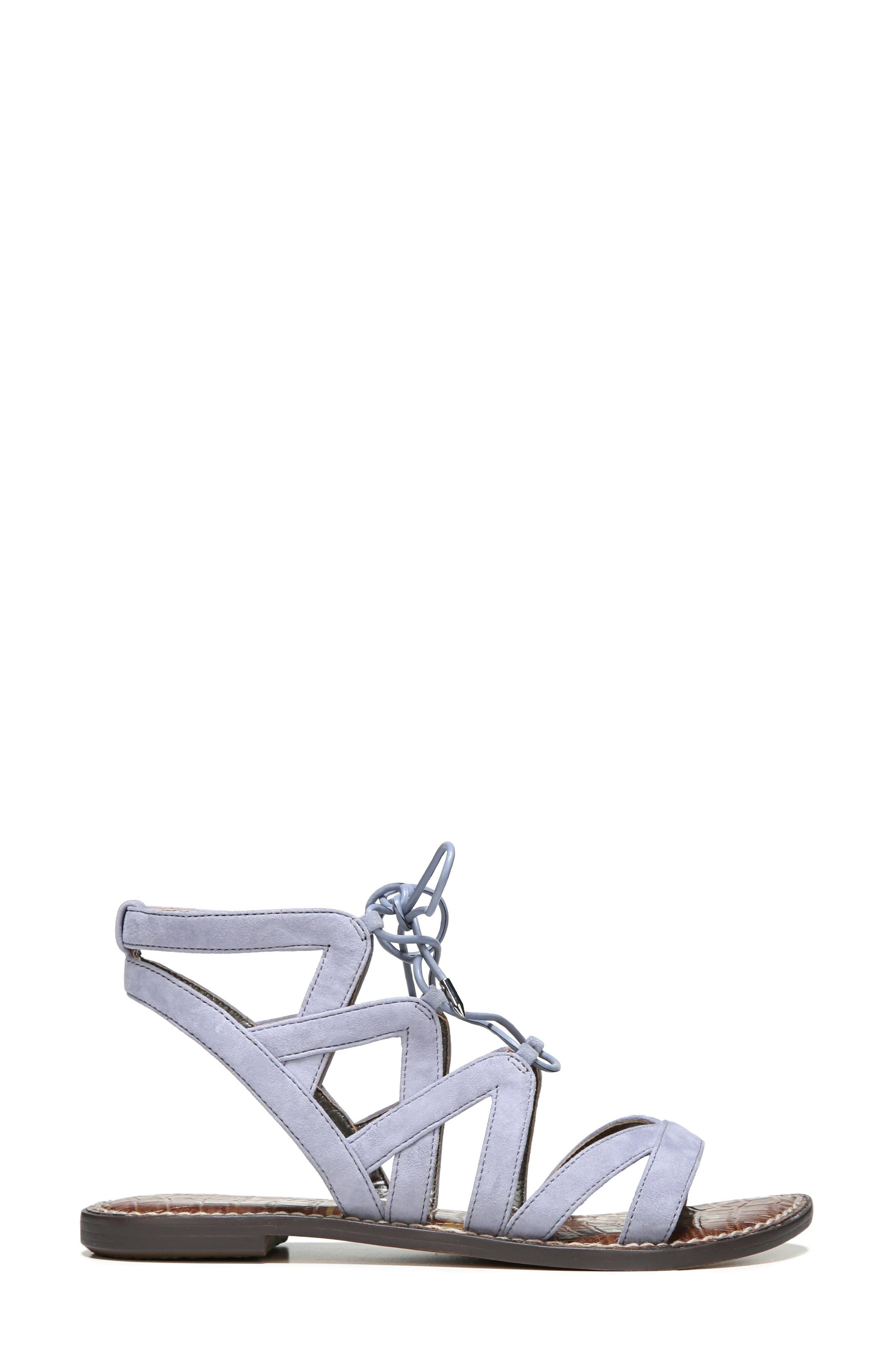 Sam Edelman Gemma Lace-Up Sandal, Alternate, color, 