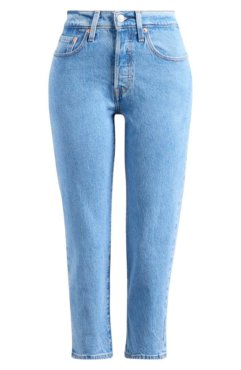 Levi's 501<sup>®</sup> Original Crop Straight Leg Jeans, Alternate, color, Great Story