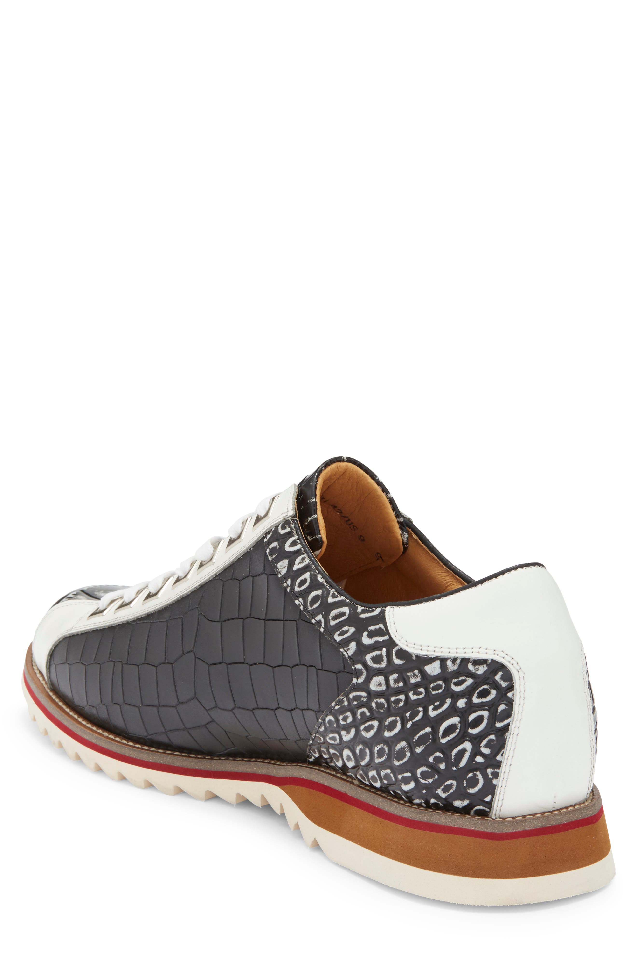 Maison Forte Tribeca Sneaker, Alternate, color, Black/ White