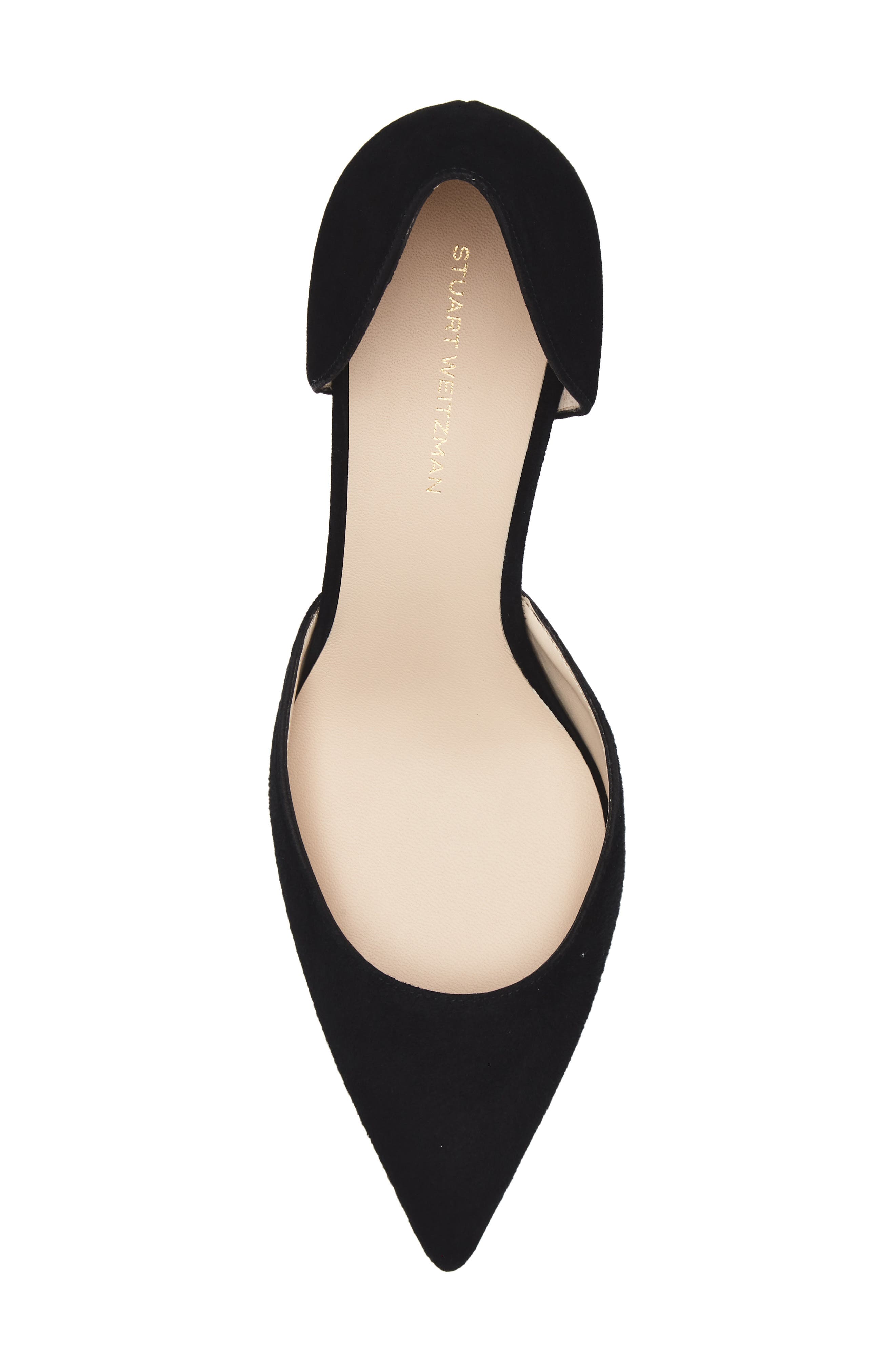 Stuart Weitzman Mara 75 d'Orsay Pump, Alternate, color, Black