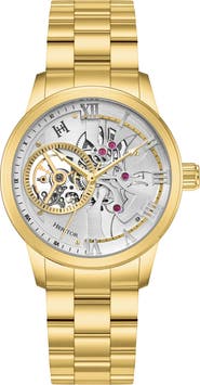 Heritor Automatic August Semi-Skeleton Automatic Watch