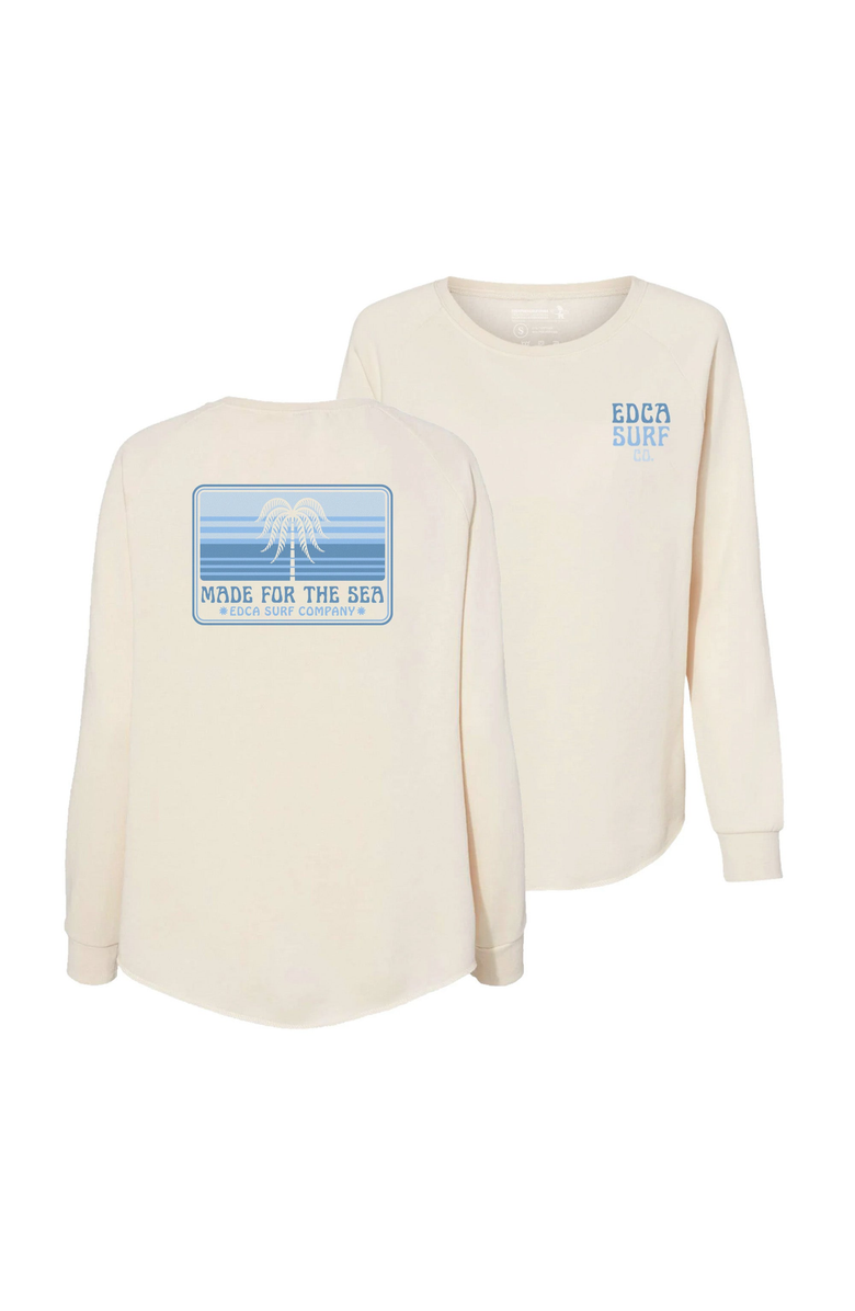 Everyday California Made for the Sea Women's Crewneck Sweater, Main, color, 