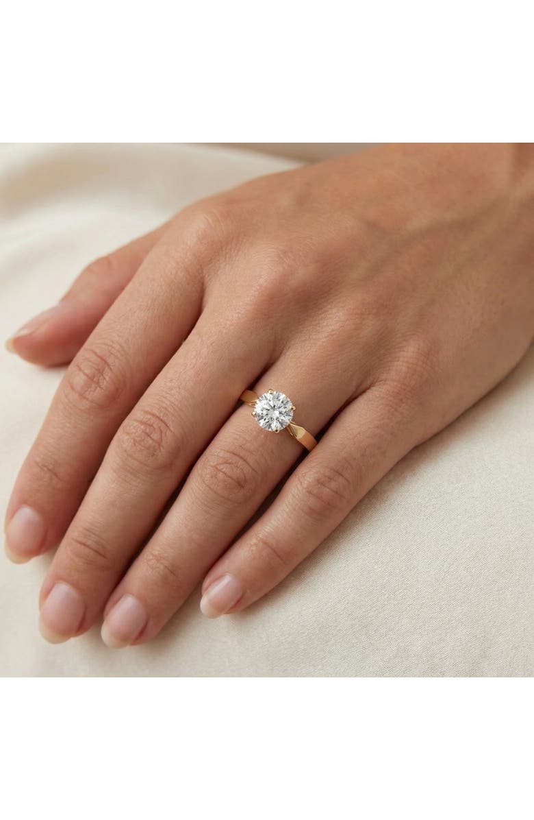 Bliss Diamond Certified 1 1/2Ct Solitaire Diamond Engagement Ring 14k Gold Lab Grown, Alternate, color, 14K Yellow Gold