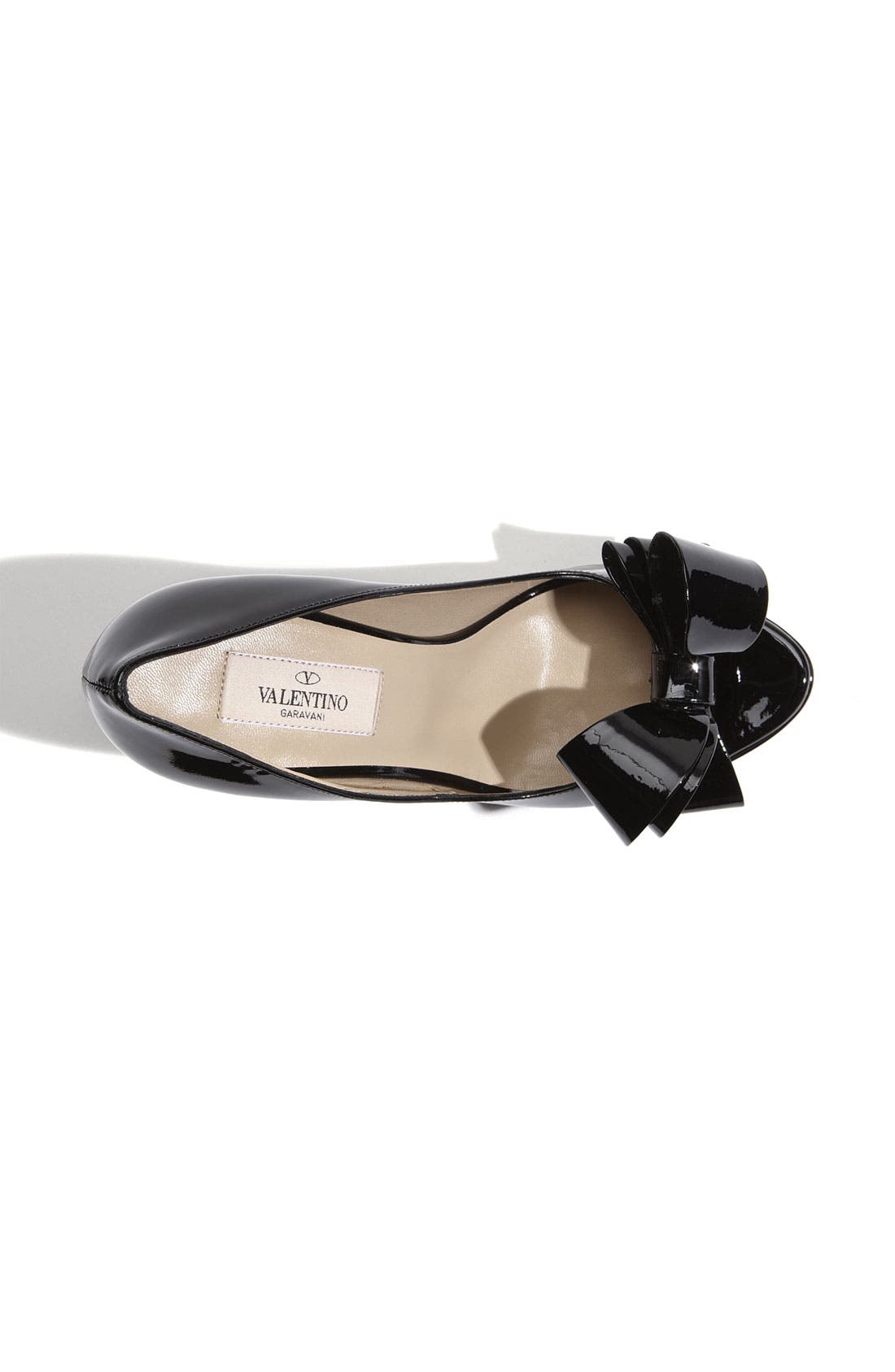 Couture Bow Platform Pump, Alternate, color, BLACK