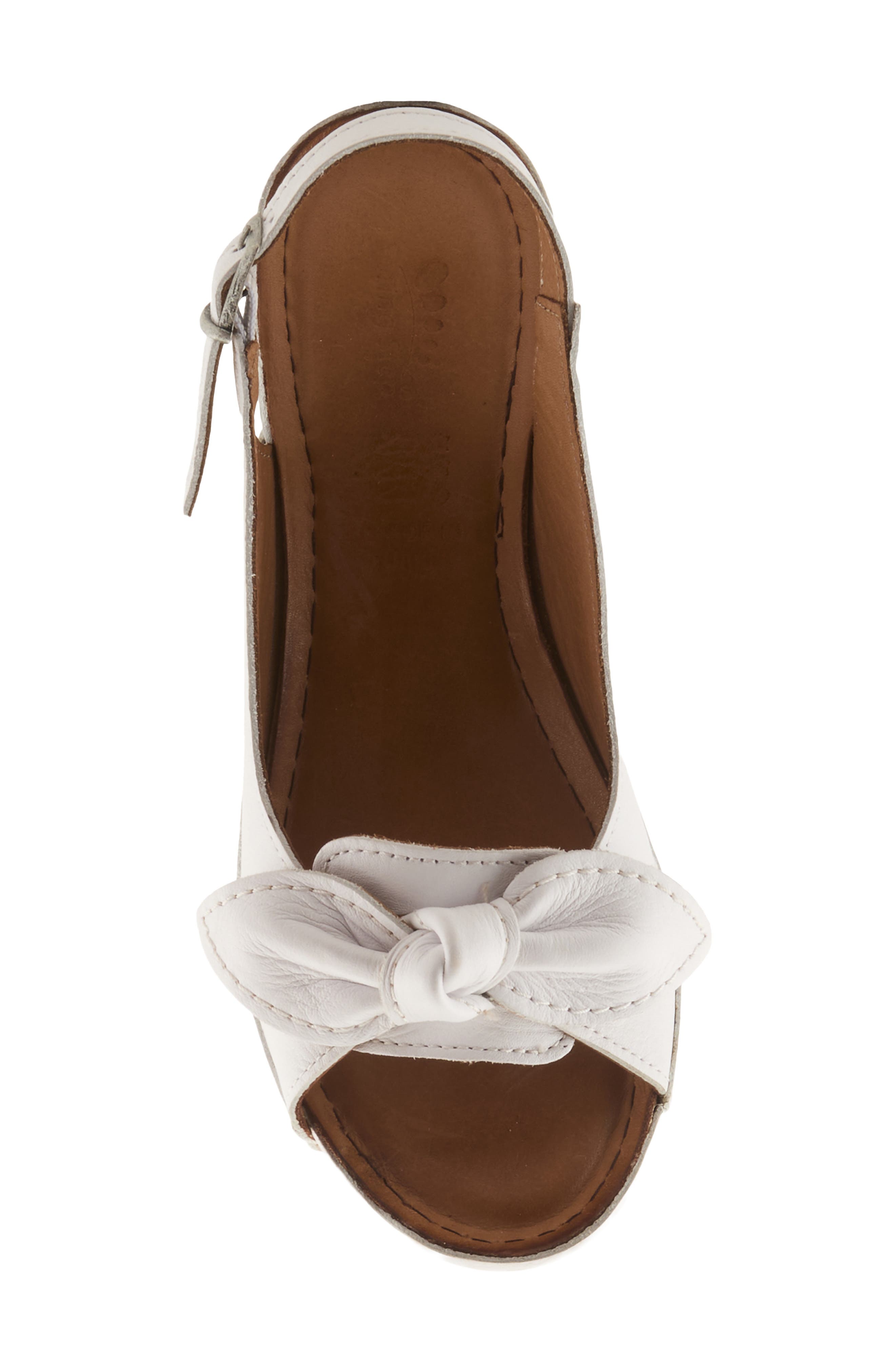 Chassidy Wedge Sandal, Alternate, color, WHITE