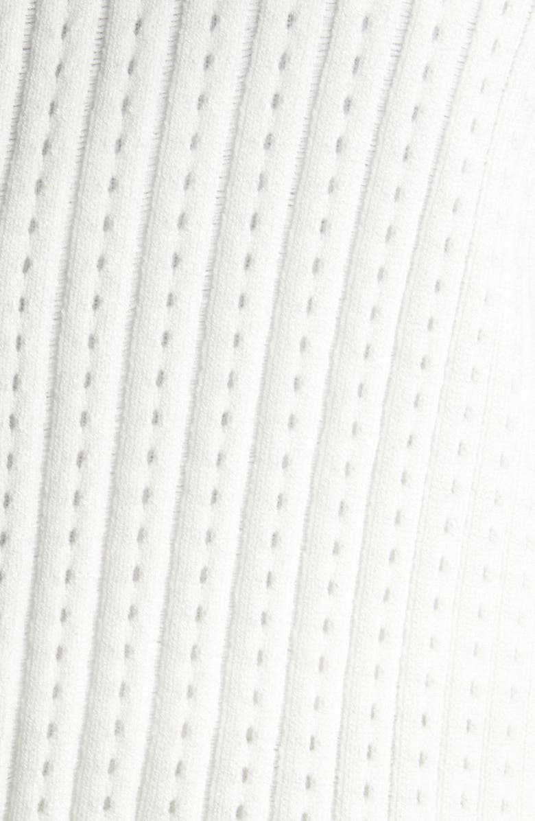 Misook Contrast Detail Cable Cardigan, Alternate, color,