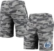 CONCEPTS SPORT Men's Concepts Sport Charcoal/Gray Penn State Nittany Lions Camo Backup Terry Jam Lounge Shorts