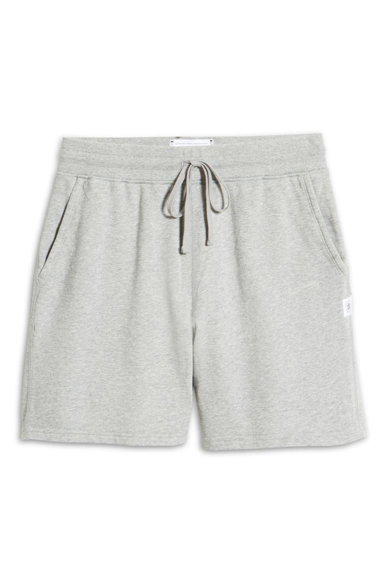 6-Inch Lightweight Terry Shorts, Alternate, color, HEATHER GY